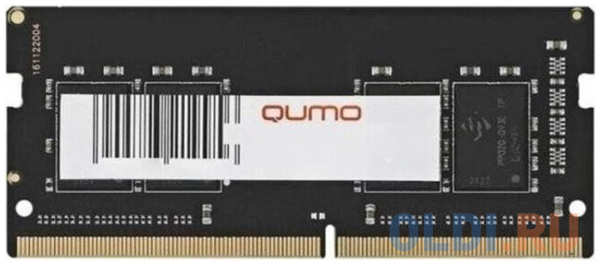 Оперативная память для ноутбука QUMO QUM4S-4G2400C16 SO-DIMM 4Gb DDR4 2400 MHz QUM4S-4G2400C16 434257609