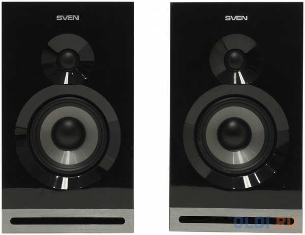 Колонки Sven SPS-705 Черные чёрный, 2.0, мощность 2x20 Вт(RMS), Bluetooth 434259207
