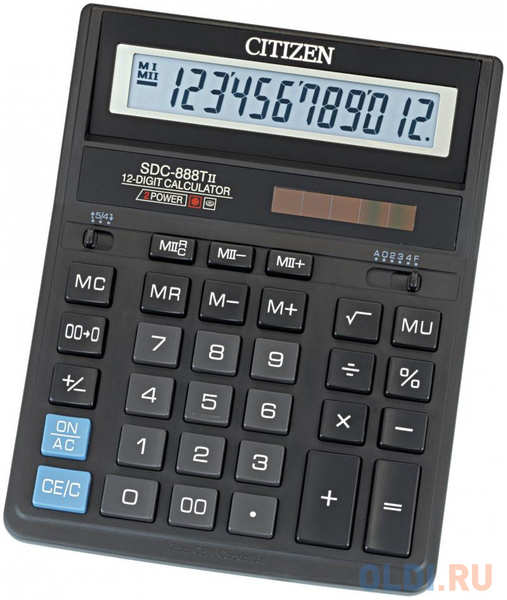 Калькулятор бухгалтерский Citizen SDC-888TII 12-разрядный