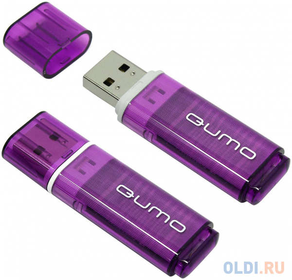 Флешка 8Gb QUMO QM8GUD-OP1-violet USB 2.0 фиолетовый 434357226