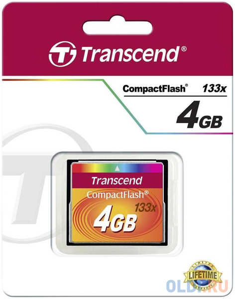 Карта памяти Compact Flash 4Gb Transcend 434455025