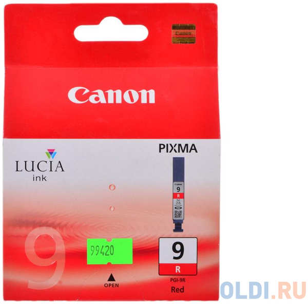 Картридж Canon PGI-9R 1500стр Красный 434455264
