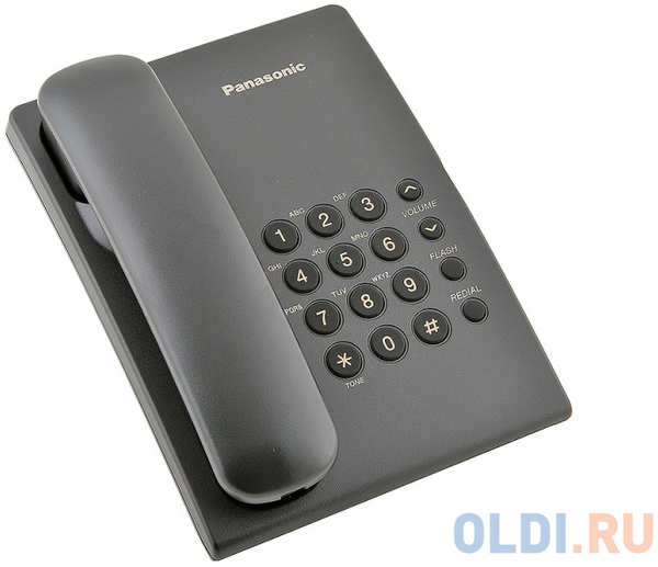 Телефон Panasonic KX-TS2350RUB Flash, Recall, Wall mt