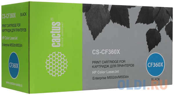 Тонер Cactus CS-CF360X для HP LaserJet Enterprise 500 color M553dn LaserJet Enterprise 500 color M552dn LaserJet Enterprise 500 color M553x Color Lase 434503966