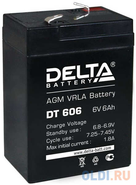 Батарея Delta DT 606 6Ач 6B 434507871