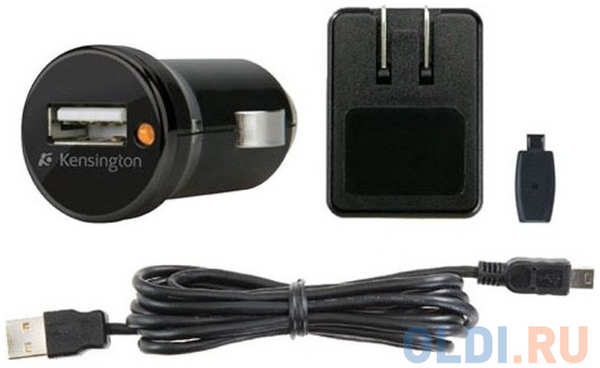 Автомобильное зарядное устройство Kensington K38057EU USB черный 434516054