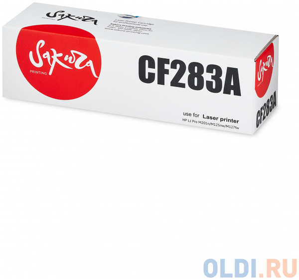 Картридж Sakura CF283A 1600стр Черный 434516670