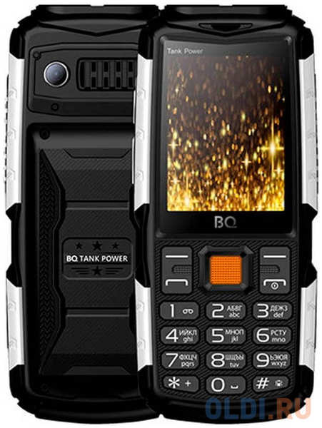 Мобильный телефон BQ 2430 Tank Power черный серебристый 2.4″ 32 Мб 434539585