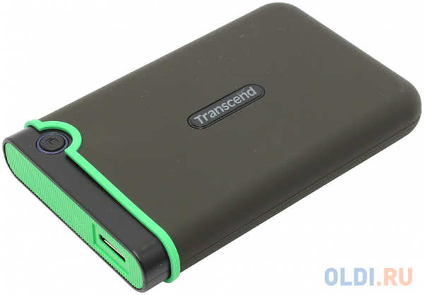 Внешний жесткий диск 2.5″ USB3.1 1 Tb Transcend StoreJet 25M3G TS1TSJ25M3G милитари зеленый 434554144