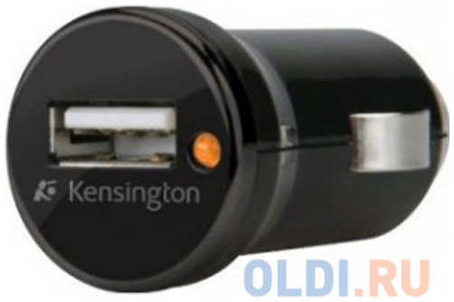 Автомобильное зарядное устройство Kensington K38054EU 1A USB черный 434577985