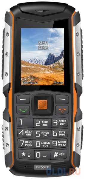 Мобильный телефон Texet TM-513R черный оранжевый 2″ 434585694