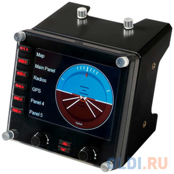 Приборная панель с ЖК-дисплеем для авиасимуляторов Logitech G Saitek Pro Flight Instrument Panel 945-000008