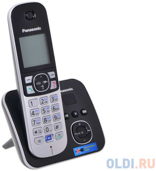 Телефон DECT Panasonic KX-TG6821RUB автоответчик АОН, Caller ID 50, Спикерфон, Эко-режим, Радионяня 434604568