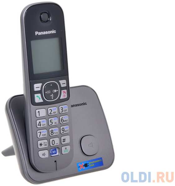 Телефон DECT Panasonic KX-TG6811RUM АОН, Caller ID 50, Спикерфон, Эко-режим, Радионяня 434604580