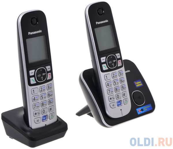 Телефон DECT Panasonic KX-TG6812RUB АОН, Caller ID 50, Спикерфон, Эко-режим, Радионяня, + дополнительная трубка 434604583