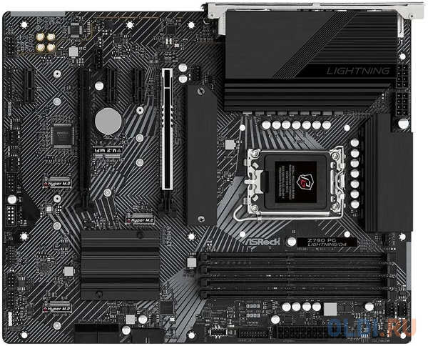 ASRock Z790 PG LIGHTNING/D4, Socket 1700, Intel®Z790, 4xDDR4-3200, HDMI, 2xPCI-Ex16, 3xPCI-Ex1,4xSATA3(RAID 0/1/5/10), 4xM.2, 8 Ch Audio, 1x2.5GLan, (1+2)xUS 4346400383