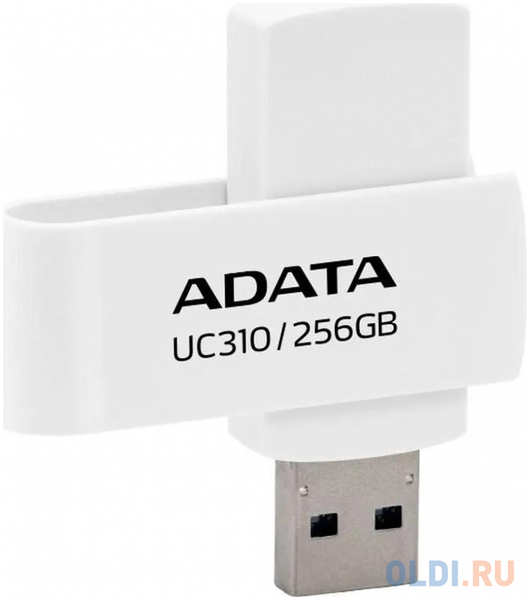 ADATA Флеш Диск A-DATA 256GB UC310, USB 3.2, белый 4346400650