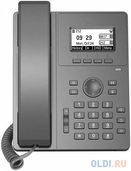 Телефон IP Flyingvoice P10W серый (упак.:1шт) 4346401372