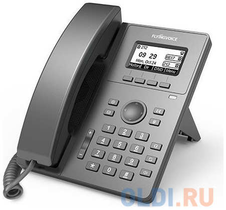 Телефон IP Flyingvoice P10P черный 4346401378
