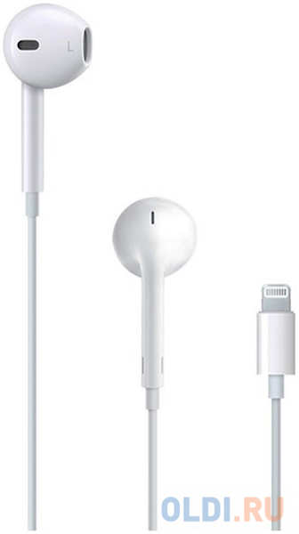 Гарнитура Apple EarPods A1748 белый MMTN2FEM/A 4346402919