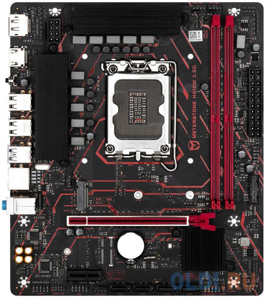 Материнская плата MB Maxsun LGA1700 1*PCIEx16, 1*PCIEx1, 1*M.2 , 3*SATA3, HDMI+DP, mATX, 2*DDR4 4346404343