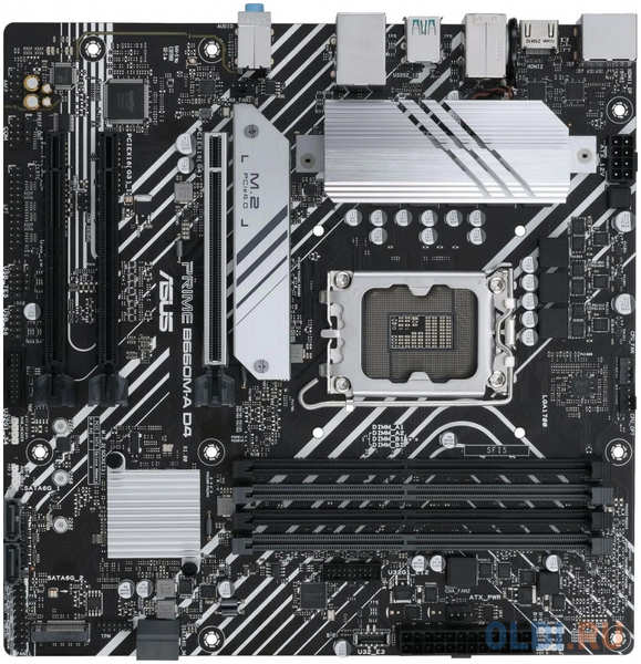 ASUS PRIME B660M-A D4-CSM, LGA1700, B660, 4*DDR4, DP+ 2* HDMI, SATA3 + RAID, Audio, Gb LAN, USB 3.2*6, USB 2.0*6, COM*1 header, LPT*1 header (w/o cabl 4346407925