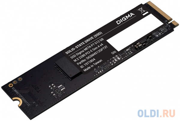 SSD накопитель Digma Meta P7 512 Gb PCI-E 4.0 х4 4346408797