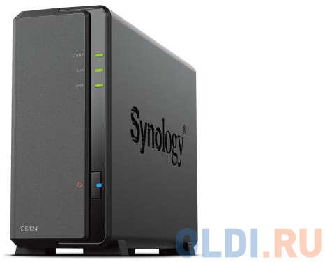 Сетевое хранилище NAS Synology DS124 без адаптера 4346410014