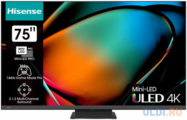 Телевизор Hisense 55U8KQ 55″ Mini LED 4K Ultra HD 4346410268