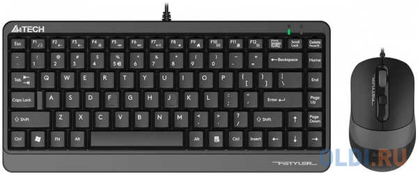 Клавиатура + мышь A4Tech Fstyler F1110 клав:/ мышь:/ USB Multimedia (F1110 )
