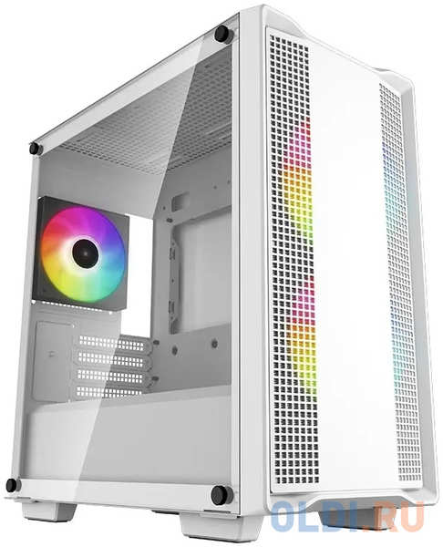 Deepcool CC360 WH ARGB без БП, боковое окно (закаленное стекло), mATX