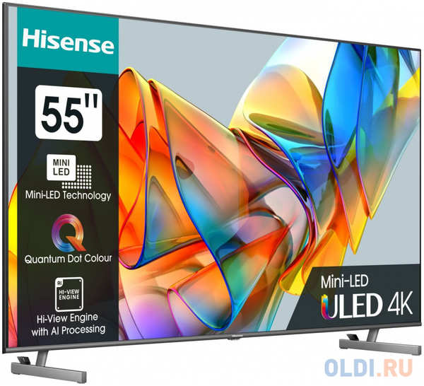 Телевизор Hisense 55U6KQ 55″ Mini LED 4K Ultra HD 4346410746