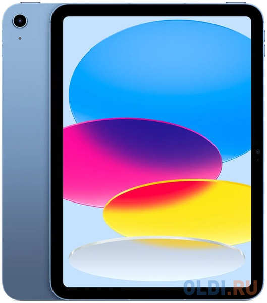 Планшет Apple iPad 2022 A2696 A14 Bionic 6С ROM256Gb 10.9″ IPS 2360x1640 iOS синий 12Mpix 12Mpix BT WiFi Touch 10hr 4346411898