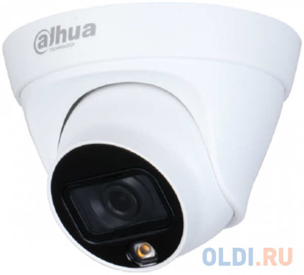 DAHUA Уличная купольная IP-видеокамера Full-color2Мп; 1/2.8” CMOS; объектив 3.6мм; чувствительность 0.005лк@F1.6 сжатие: H.265+, H.265, H.264+, H.264 4346413273