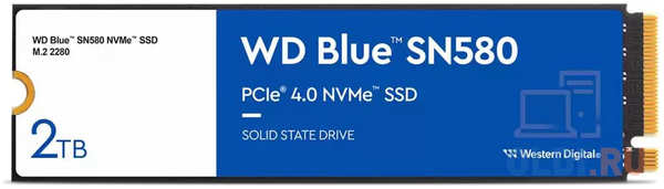SSD накопитель Western Digital Blue SN580 2 Tb PCI-E 4.0 х4 4346413339