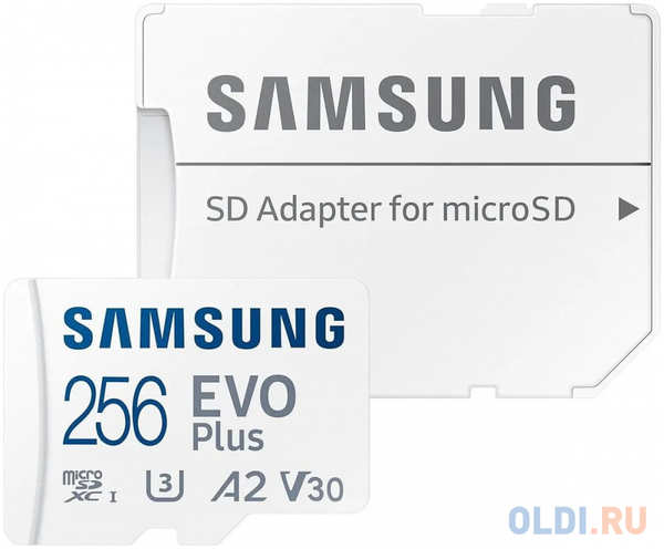 Карта памяти microSDXC 256 ГбGb Samsung EVO Plus 4346413685