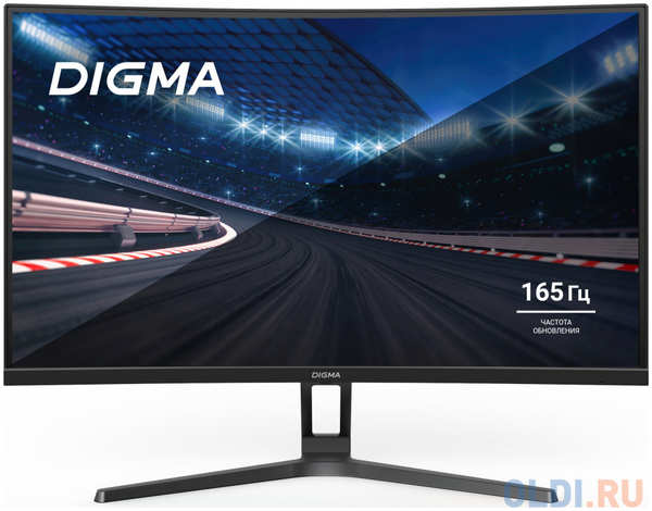 Монитор Digma 27″ Overdrive 27A510Q черный VA LED 1ms 16:9 HDMI M/M матовая 300cd 178гр/178гр 2560x1440 165Hz G-Sync FreeSync DP 2K USB 5.8кг 4346413738
