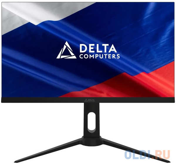 Монитор Delta Computers 27″ Сова OM270I черный IPS 5ms 16:9 HDMI M/M матовая HAS Piv 1000:1 300cd 178гр/178гр 2560x1440 75Hz FreeSync DP 2K 5.7кг 4346415043