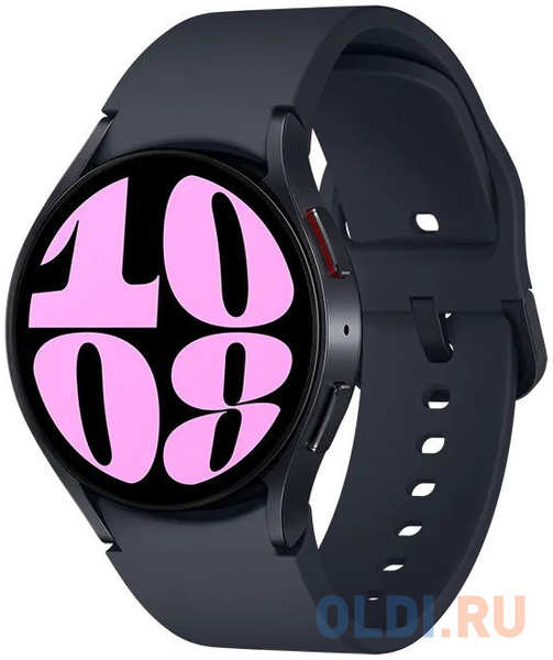 Смарт-часы Samsung Galaxy Watch6 40мм 1.3″ AMOLED корп.графитовый рем.графитовый (SM-R930NZKACIS) 4346415840