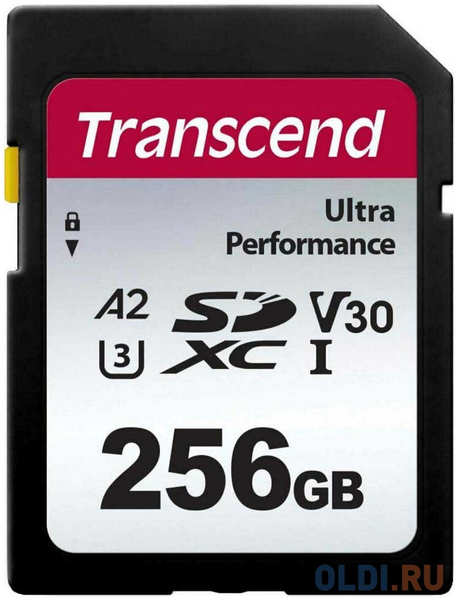 Карта памяти SDXC Transcend 340S, 256 Гб, UHS-I Class U3 V30 A2 4346416081