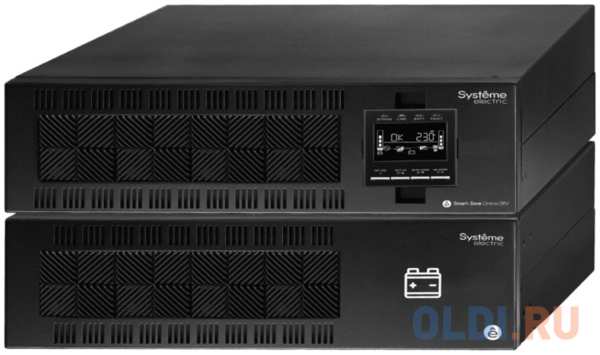ИБП Smart-Save Online SRV Systeme Electric 10000 ВА, монтаж в стойку 6U, 230 В, 1:1, клеммный вход/выход, SmartSlot, LCD, USB, версия с возможностью у 4346416884