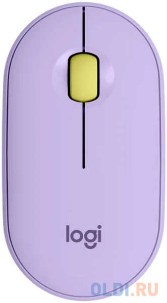 Мышь/ Logitech M350 Pebble Bluetooth Mouse - LAVENDER LEMONADE 4346417194