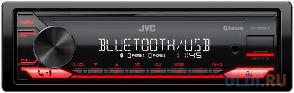 Автомагнитола JVC KD-X282BT 1DIN 4x50Вт 4346417209