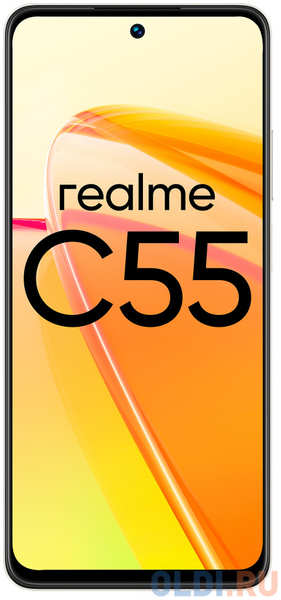 Смартфон Realme RMX3710 C55 128Gb 6Gb перламутровый моноблок 3G 4G 6.72″ 1080x2400 Android 13 64Mpix 802.11 b/g/n/ac NFC GPS GSM900/1800 GSM1900 4346417454