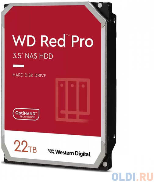 Western Digital Жесткий диск WD SATA-III 22TB WD221KFGX NAS Red Pro (7200rpm) 512Mb 3.5″ 4346417634