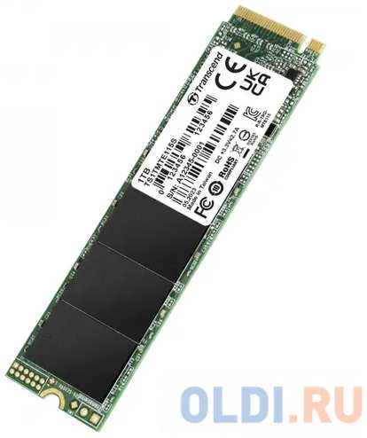 Накопитель SSD Transcend PCI-E 3.0 x4 1Tb TS1TMTE115S 115S M.2 2280 0.2 DWPD 4346417810