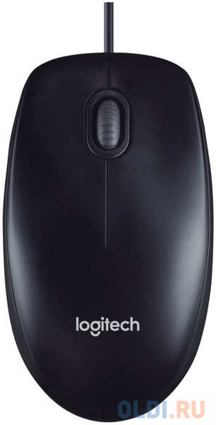 Мышь Logitech M90 (черная,оптическая, 1000dpi, USB, 1.8м) (арт. 910-001970, M/N: M-U0026)