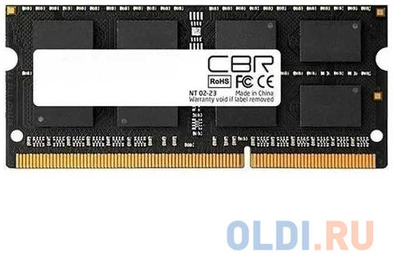 CBR DDR4 SODIMM 16GB CD4-SS16G32M22-01 PC4-25600, 3200MHz, CL22, 1.2V 4346418848