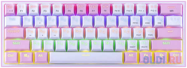 Клавиатура Defender FIZZ Pink USB 4346418861