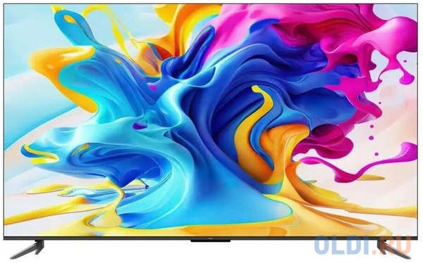 TCL 50″ 50C647 черный {Ultra HD 60Hz DVB-T DVB-T2 DVB-C DVB-S DVB-S2 USB WiFi Smart TV (RUS)} 4346419145